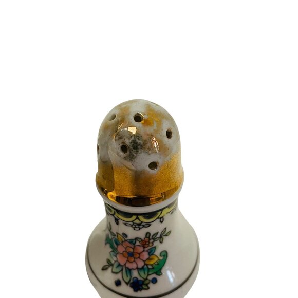 VTG Noritake Handpainted Sugar Shaker Made in Japan Gold Top Serveware Pottery.G - Picture 9 of 10